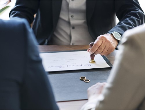 Trámites para un proceso de divorcio